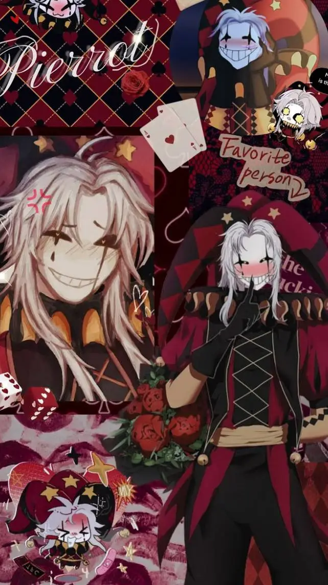 ai character: Pierrot  background