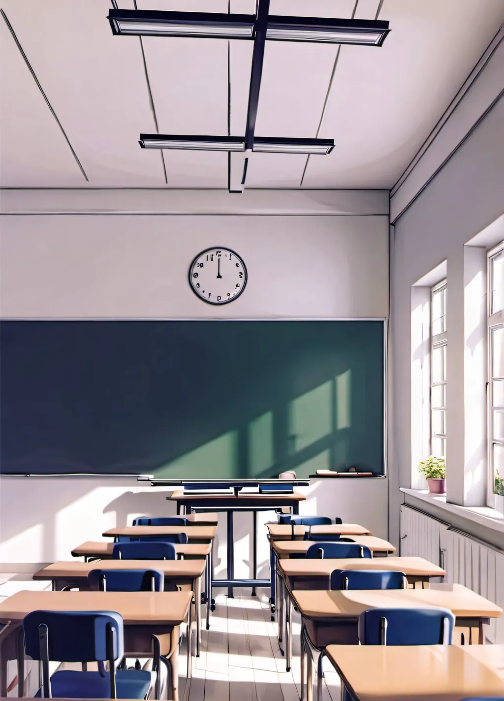 chat with ai character: Classroom