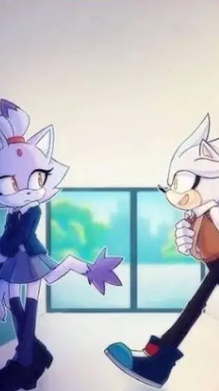 ai character: Silver x blaze  background