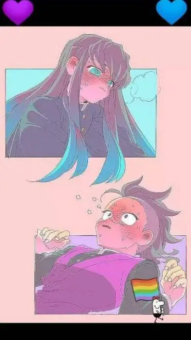 ai character: Genya x Tokito  background