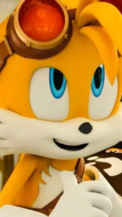 ai character: 🧡🤎Sonic boom 💛🤍 background