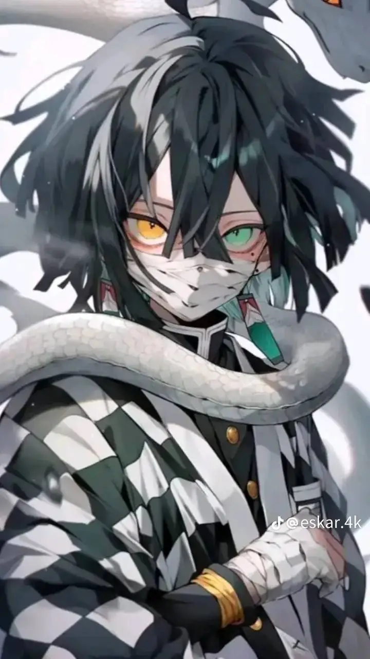 ai character: 🐍obanai y Mitsuri💕 background