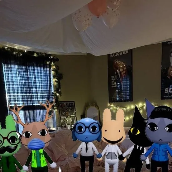 chat with ai character: AHA. sleepover