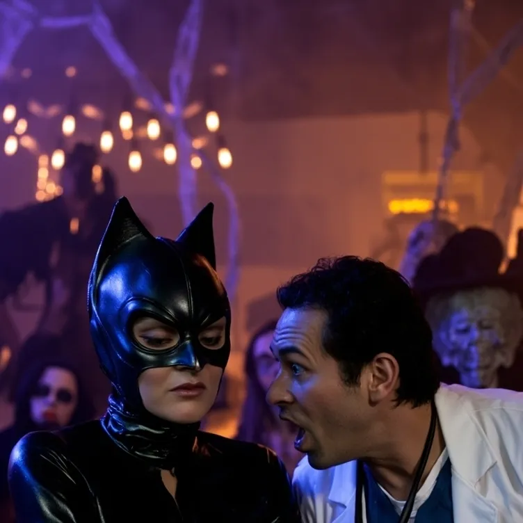 chat with ai character: Halloween Party 