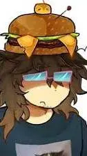 ai character: voidburger  background