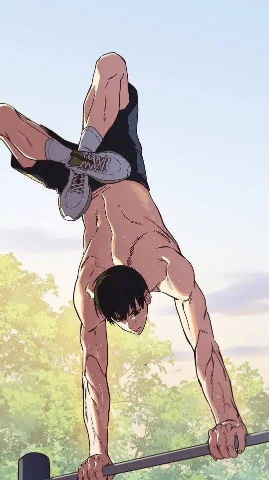 ai character: gimnasta luke background