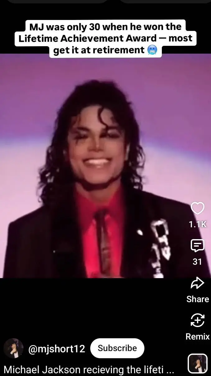 ai character: Michael Jackson background