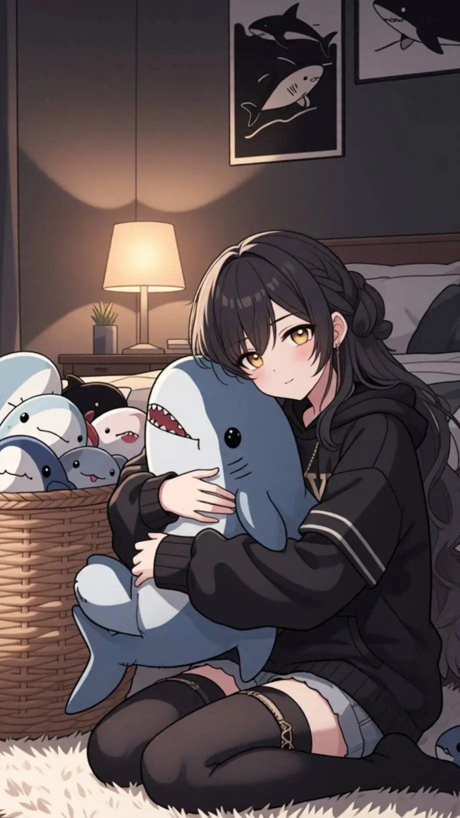 ai character: Sharkie background