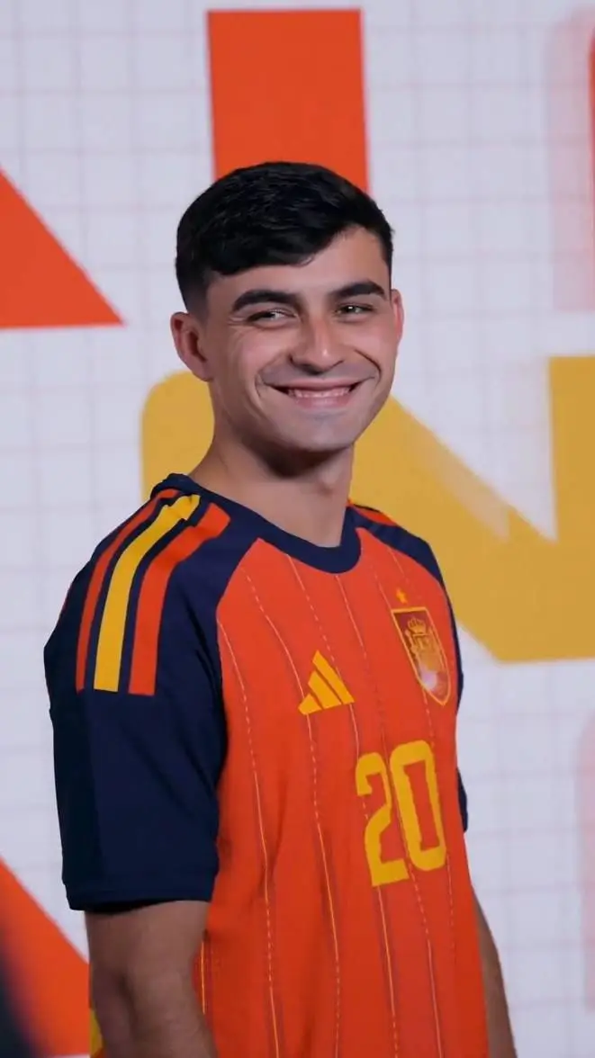 ai character: PEDRI  🇪🇸 background