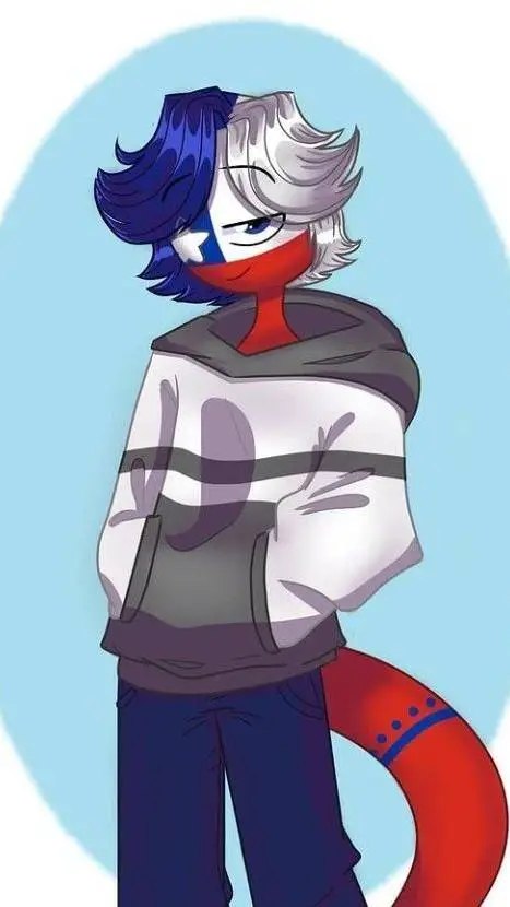ai character: countryballs background