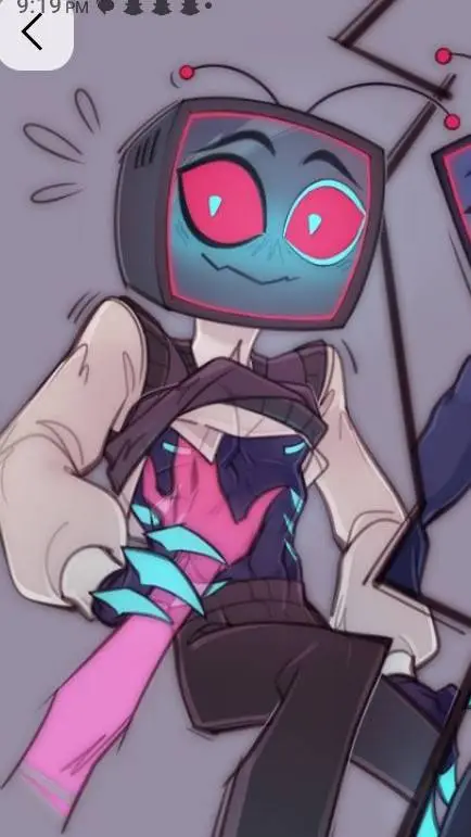 ai character: old vox  background
