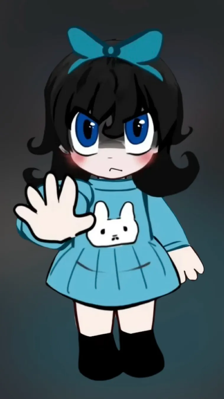 ai character: BLUESNOW  background