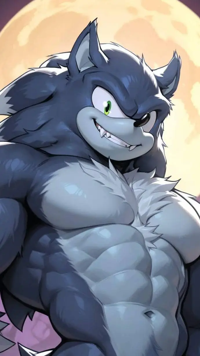ai character: sonic  background
