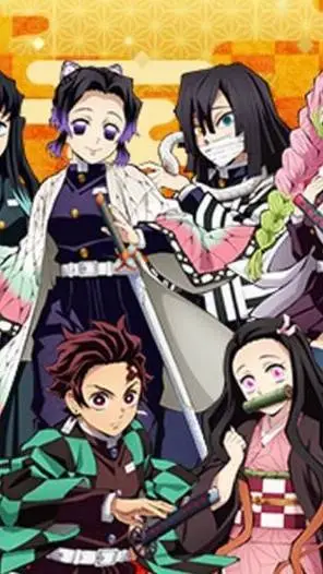 ai character: demon slayer crop  background