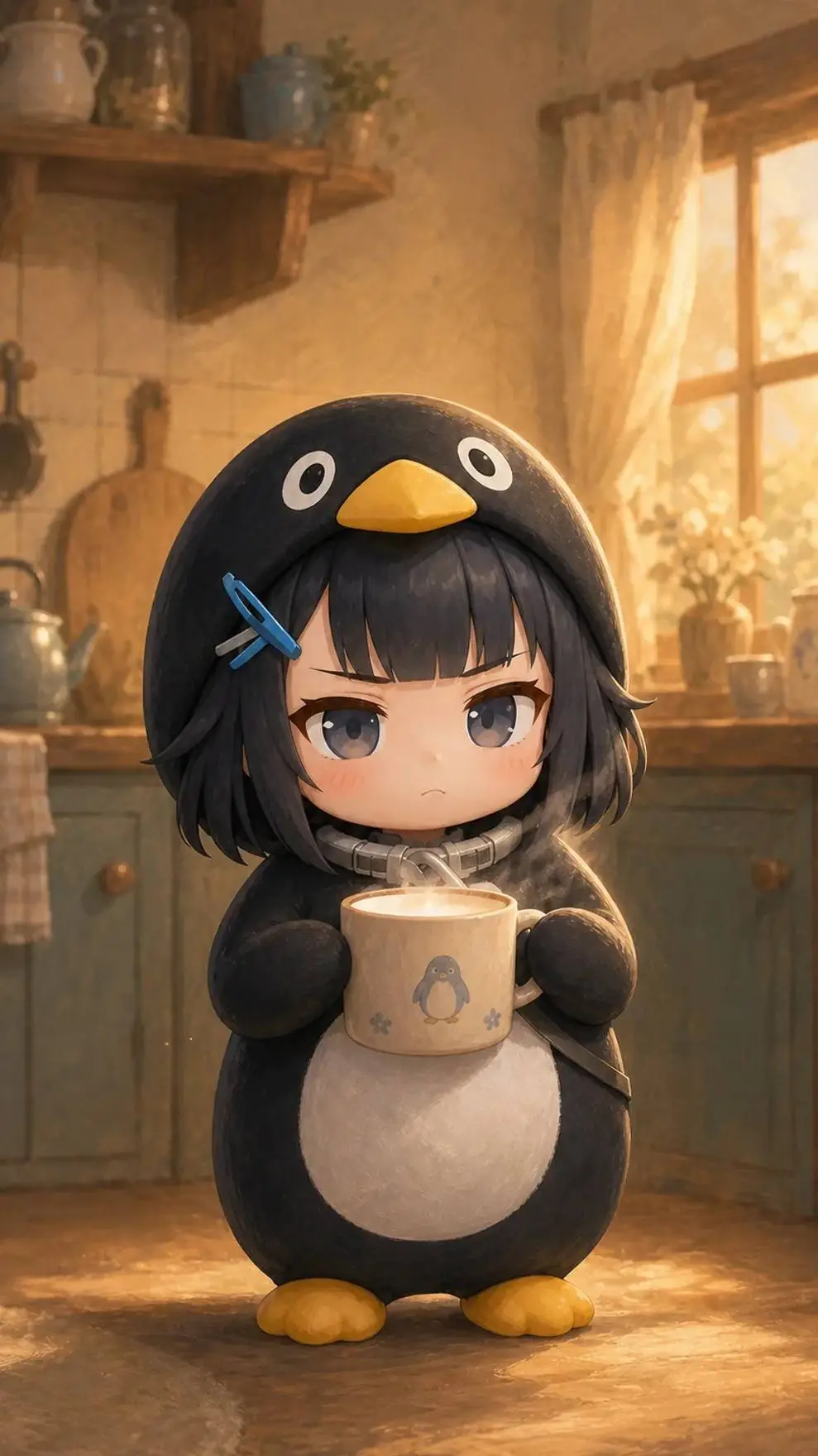 ai character: gugugaga background