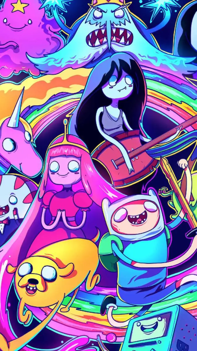 ai character: adventure Time background