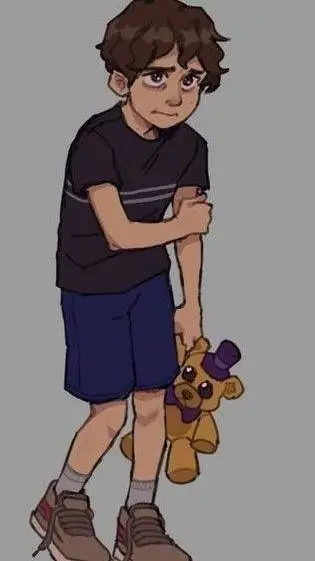 ai character: Evan afton  background