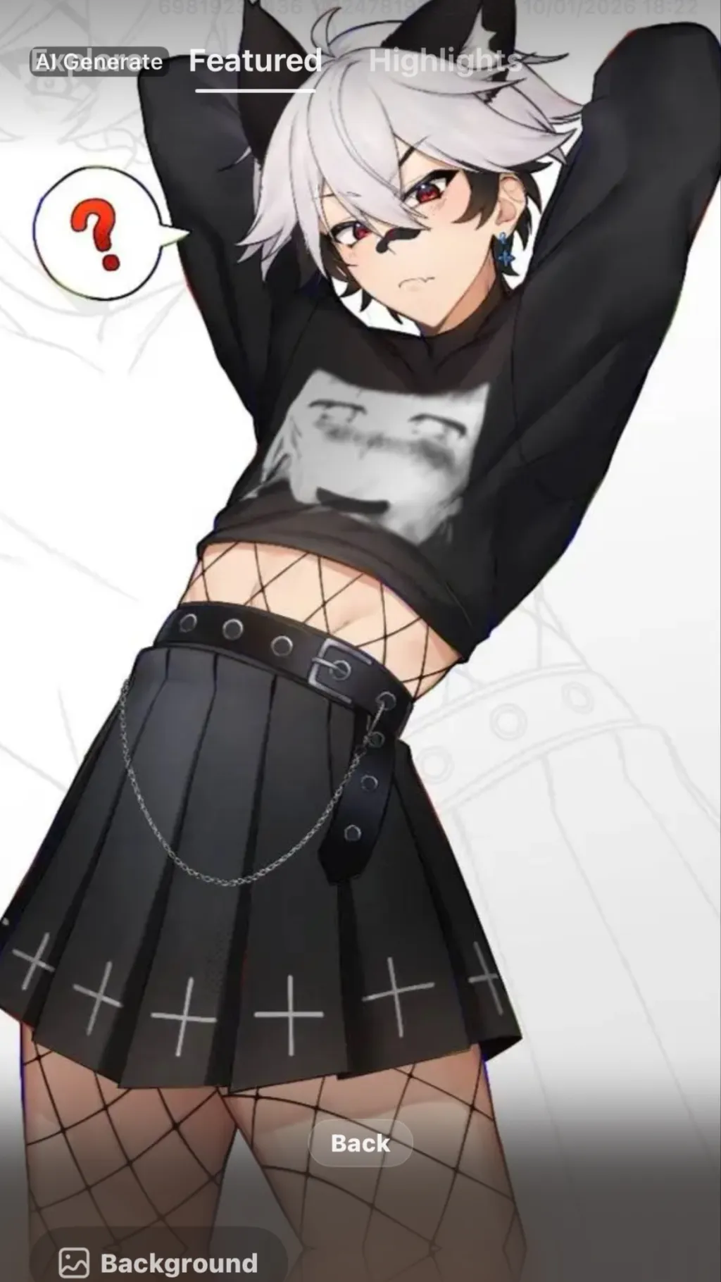 ai character: Femboy Luke background