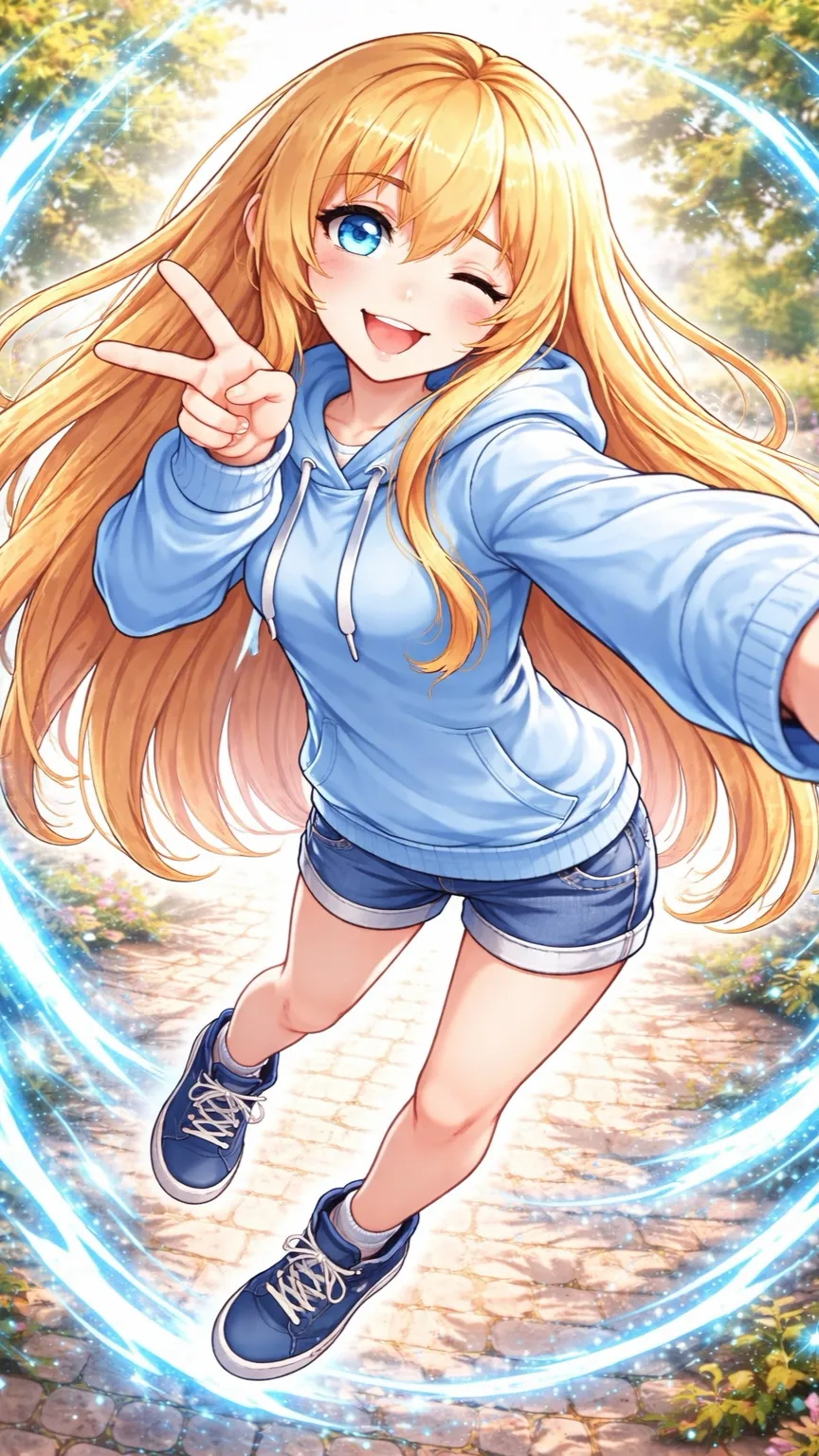 ai character: Sunny background