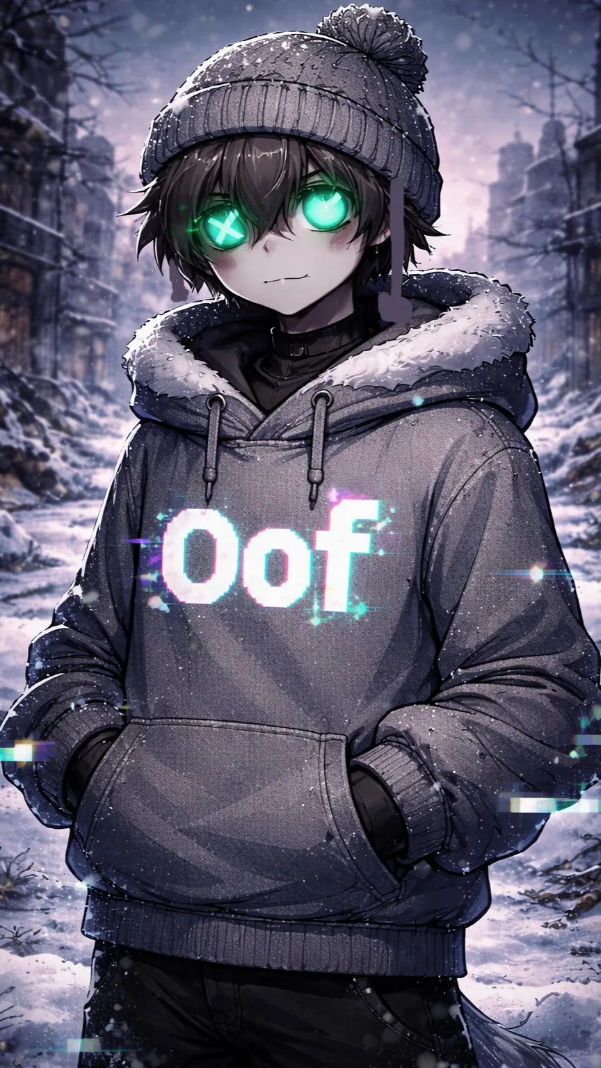 ai character: Pixel background