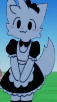 ai character: Sally cat furry background
