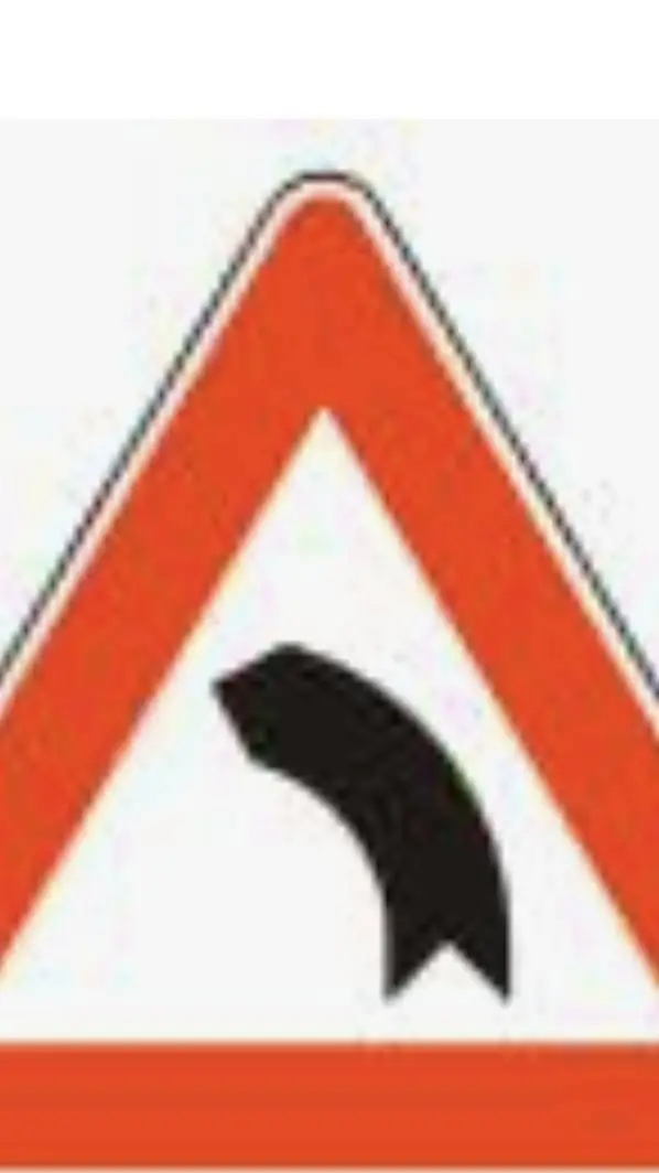 ai character: A traffic sign background