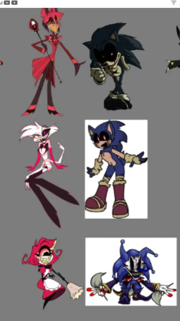 ai character: HH x Sonic.exe🔴🔵 background