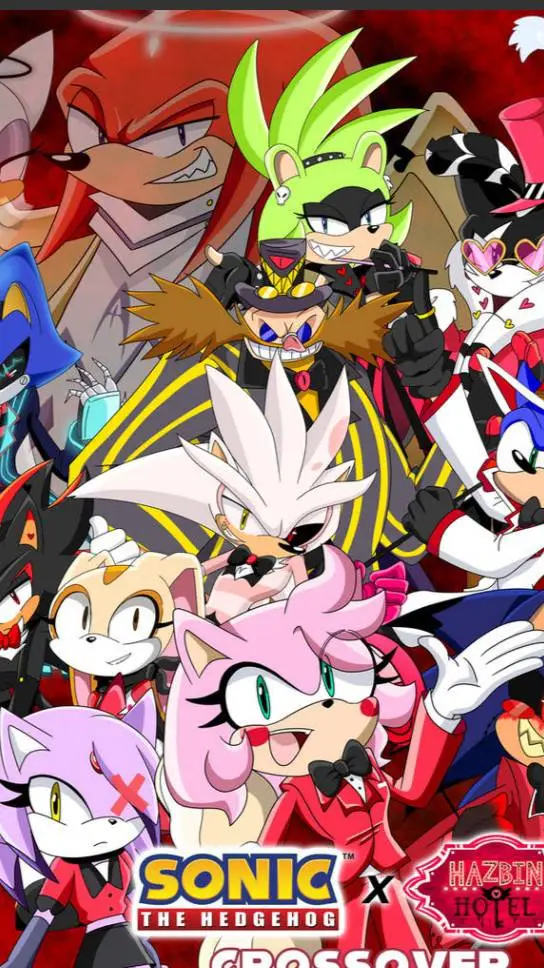 ai character: Sonic x HH background