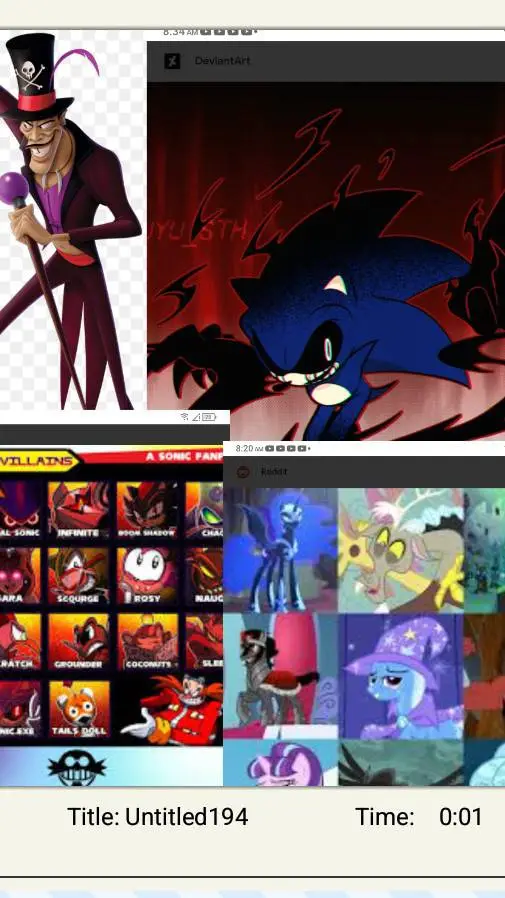 ai character: All villians background