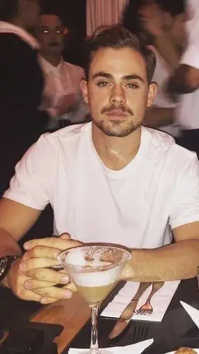 ai character: Dacre Montgomery  background