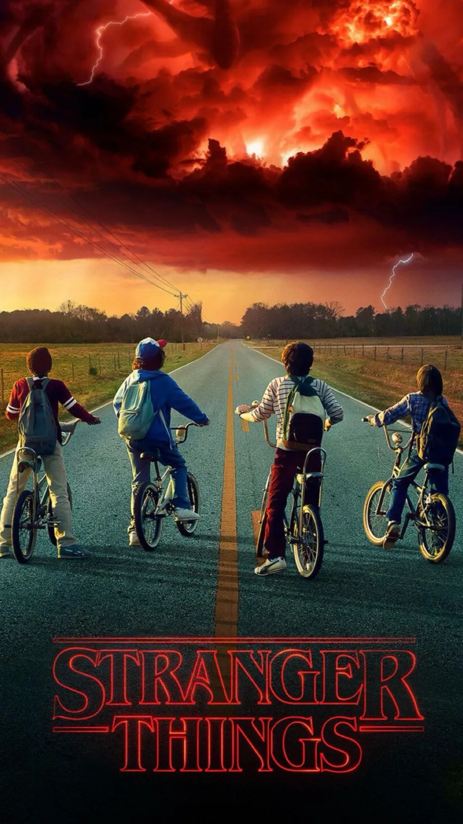 ai character: STRANGER THINGS  background