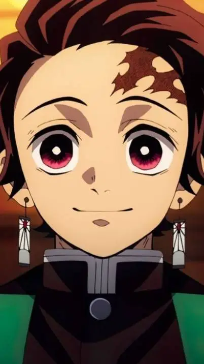 ai character: Tanjiro kamado background