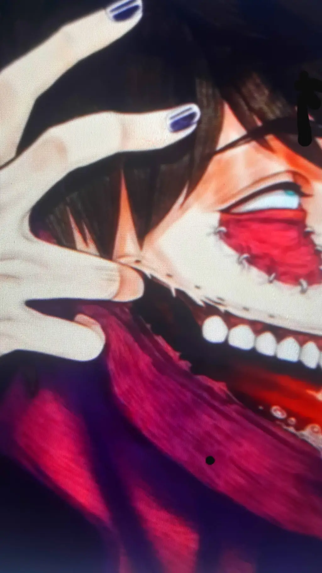 ai character: dabi/touya background