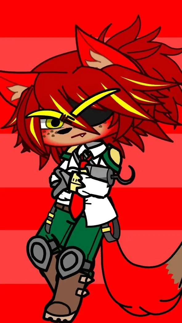 ai character: Foxy Azerial background