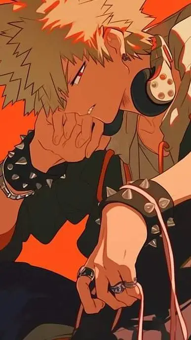 ai character: Katsuki Bakugou background