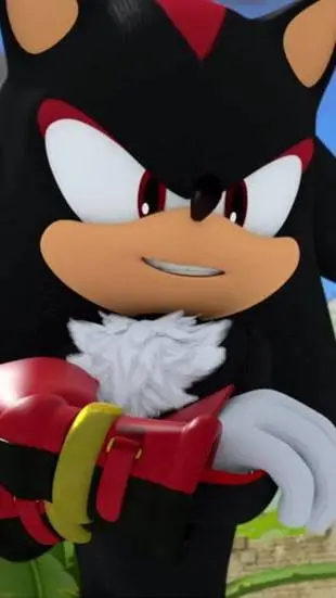 ai character: Shadow -Sonic Boom background