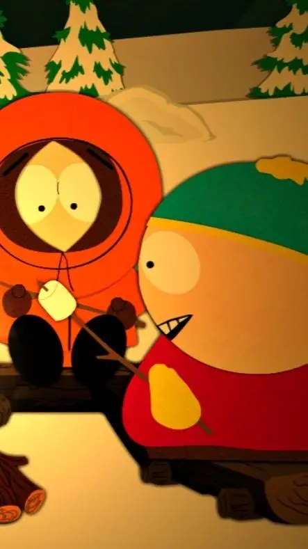 ai character: south park camping background