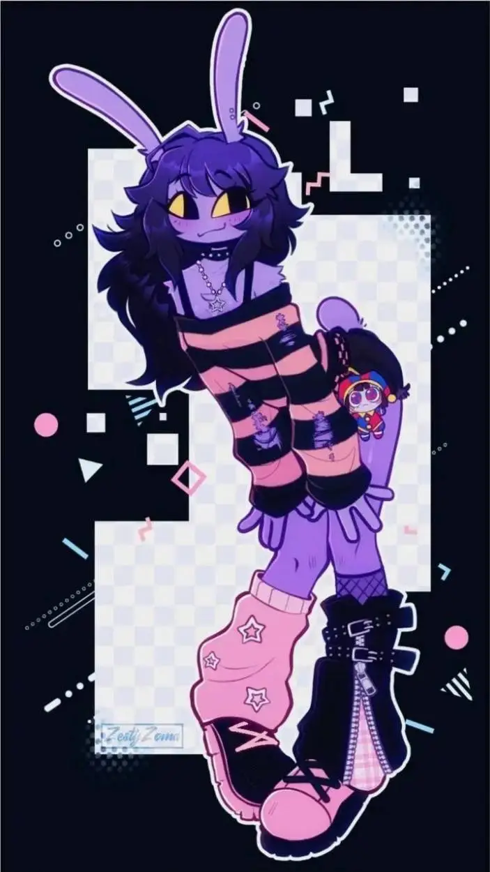ai character: Jaxi :3 background