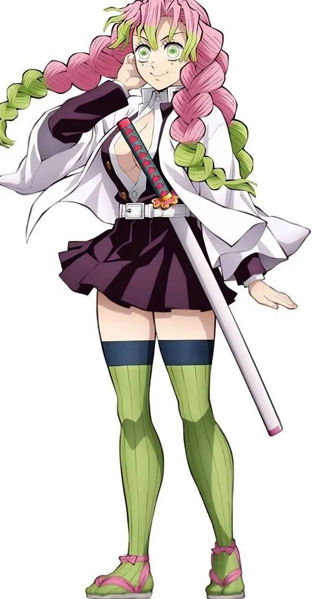 ai character: Mitsuri kanroji  background