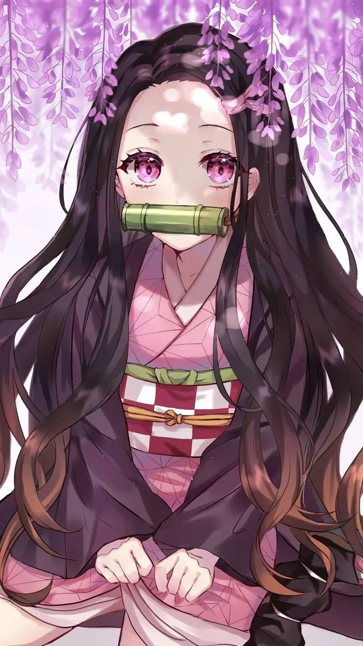 ai character: Nezuko Kamado background