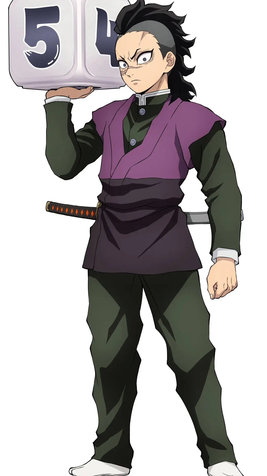 ai character: Genya Shinizugawa  background