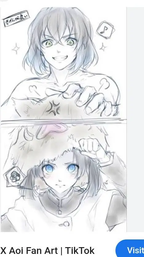 ai character: Aoi  background