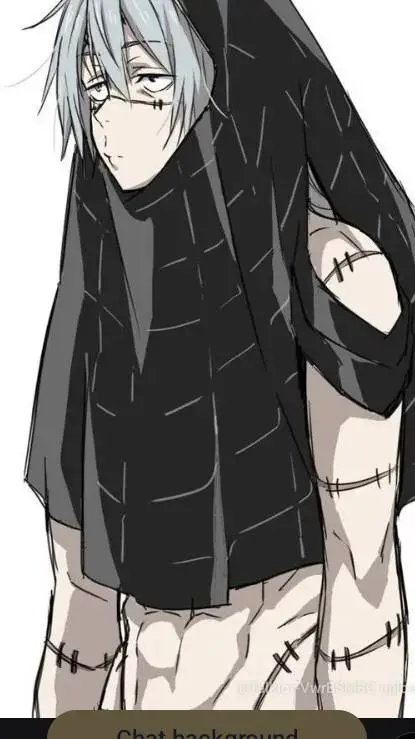 ai character: Mahito  background