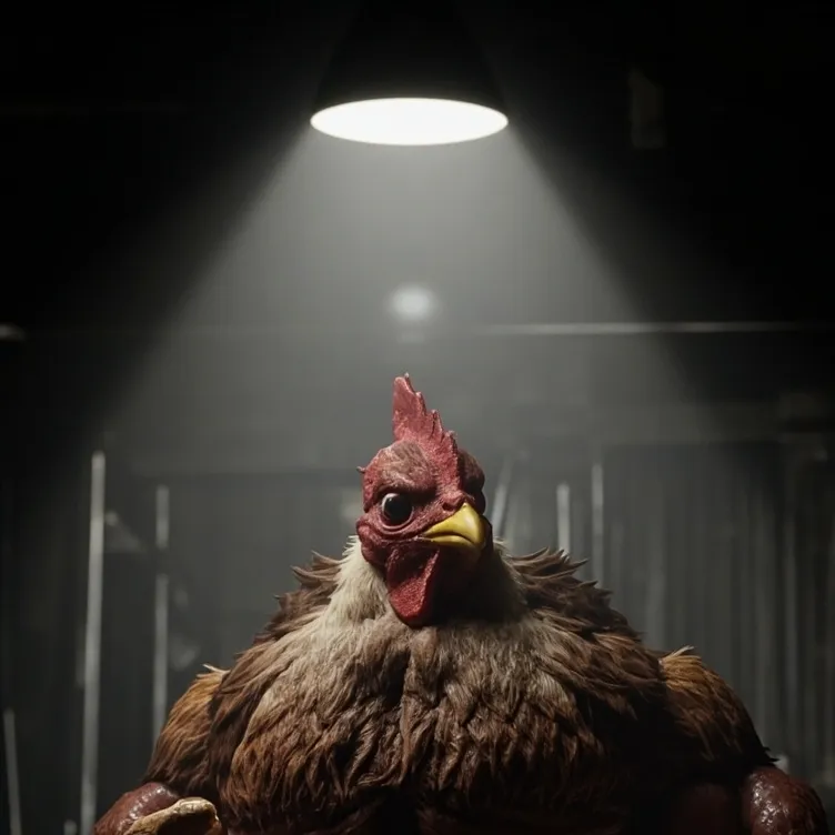 chat with ai character: Gallo de pelea