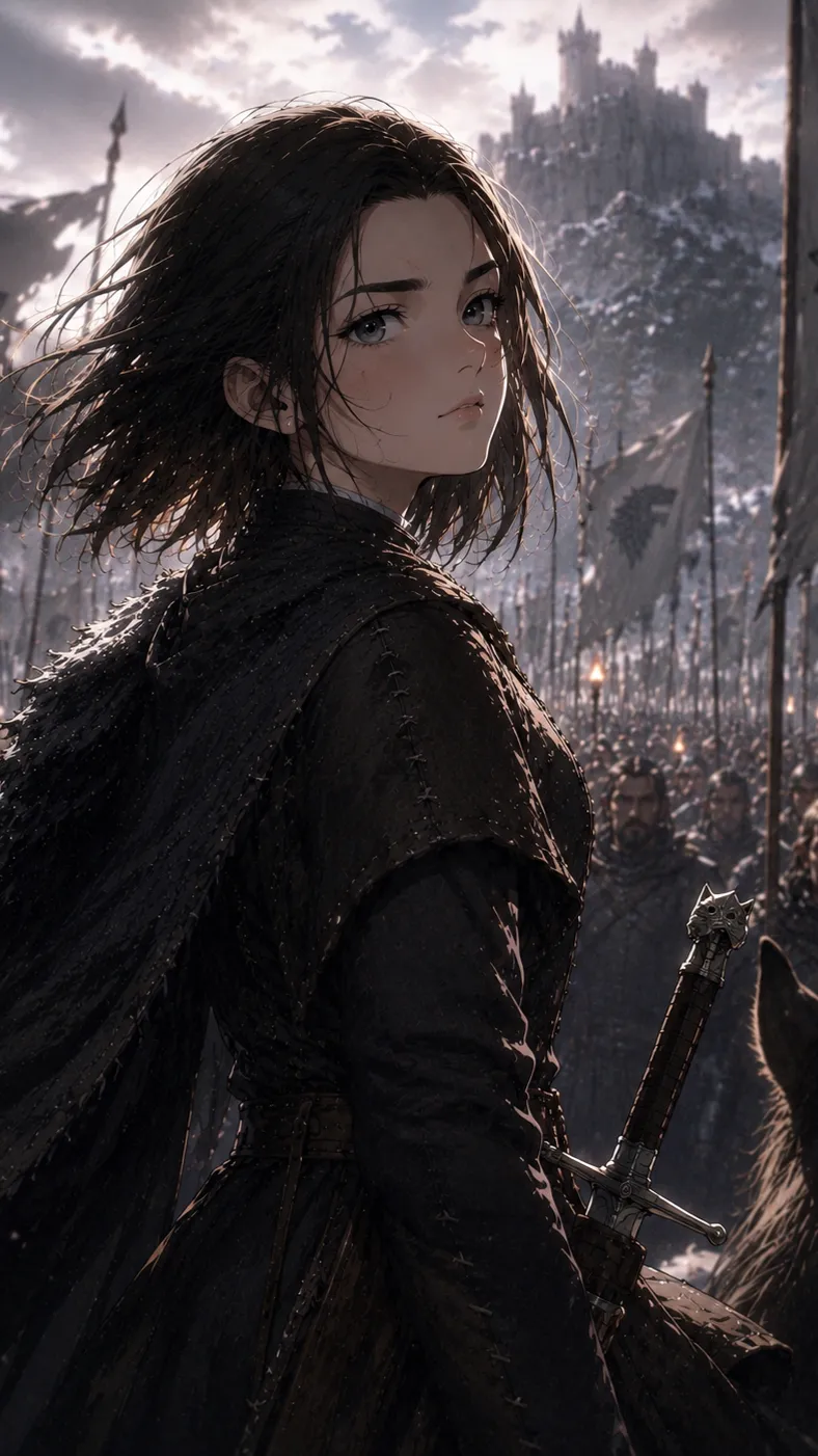 ai character: Arya stark  background
