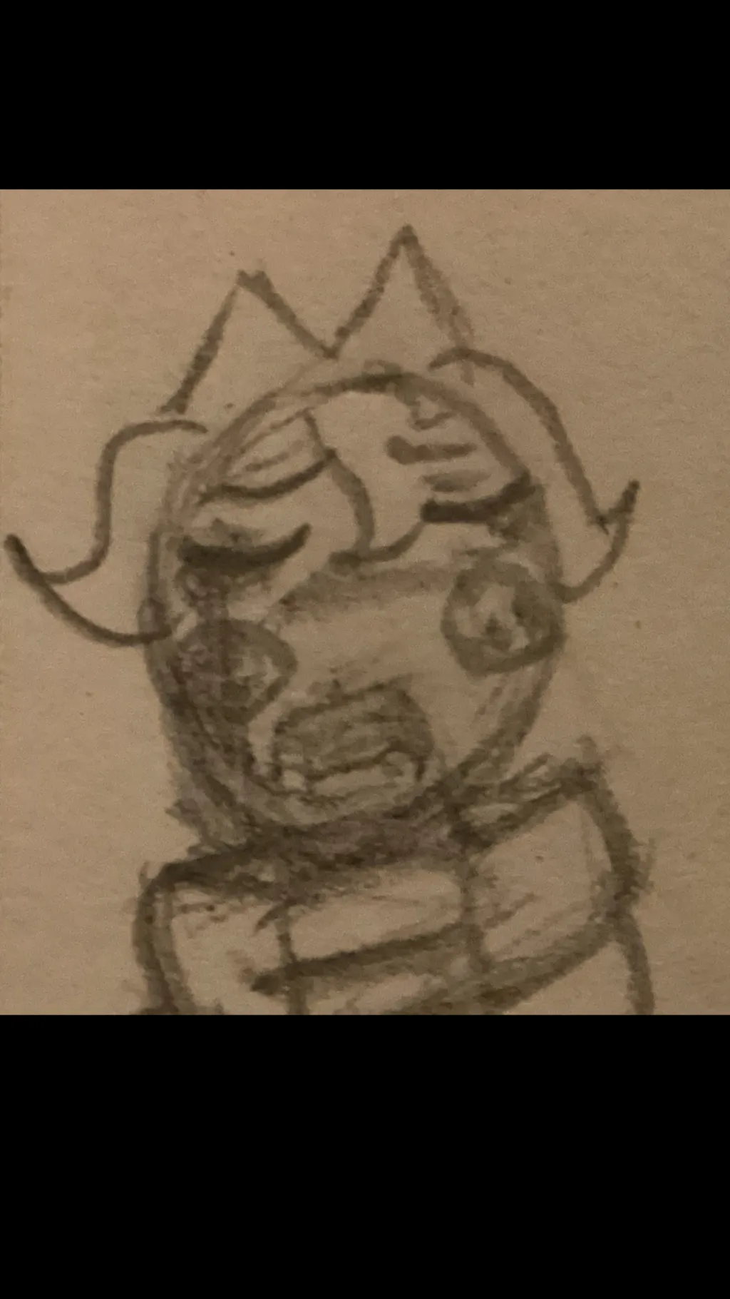 ai character: My drawing.. background