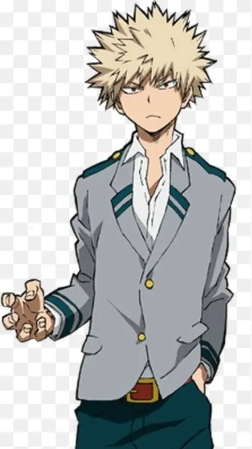 ai character: katsuki bakugo  background