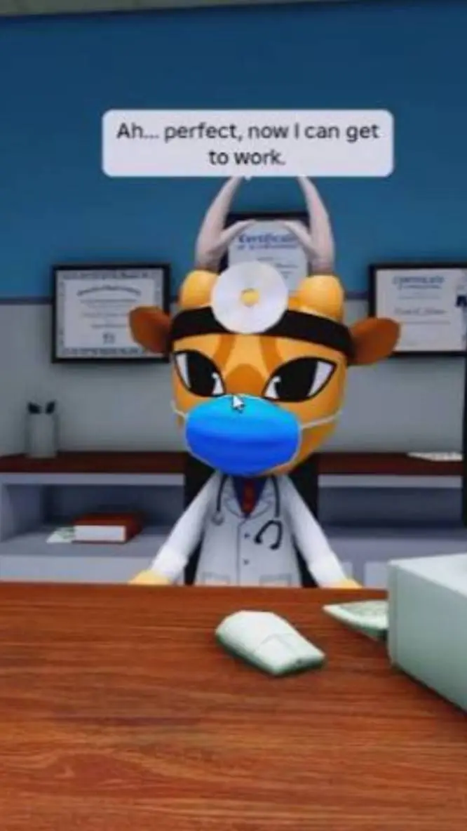 ai character: Dr. Hollow  background