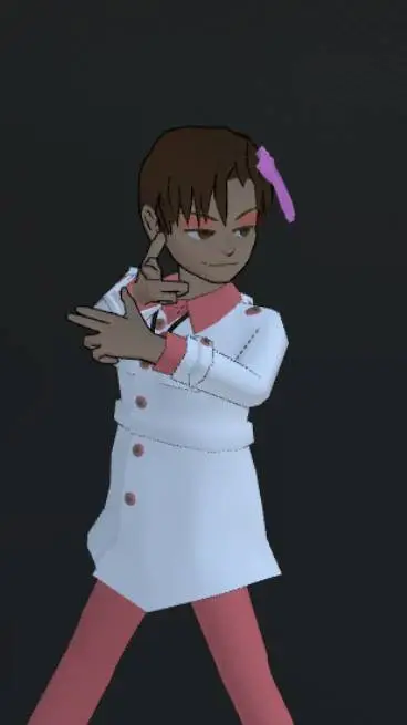 ai character: Mikai Niji background
