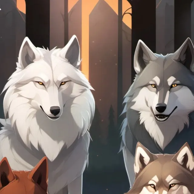 chat with ai character: Wolf pack 